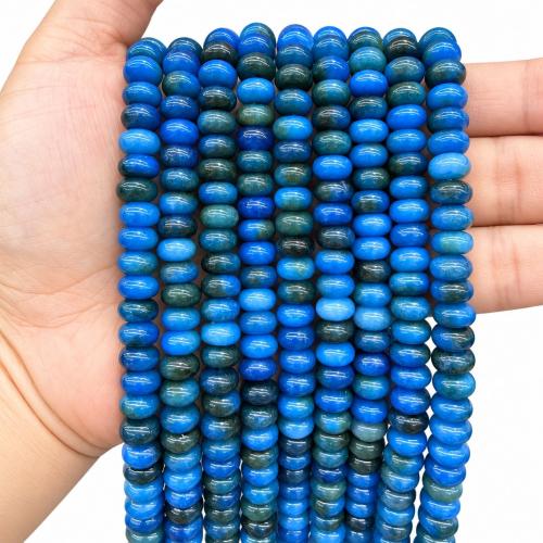 Perles de pierre gemme unique, rondelle, poli, DIY & différents matériaux pour le choix Environ Vendu par brin