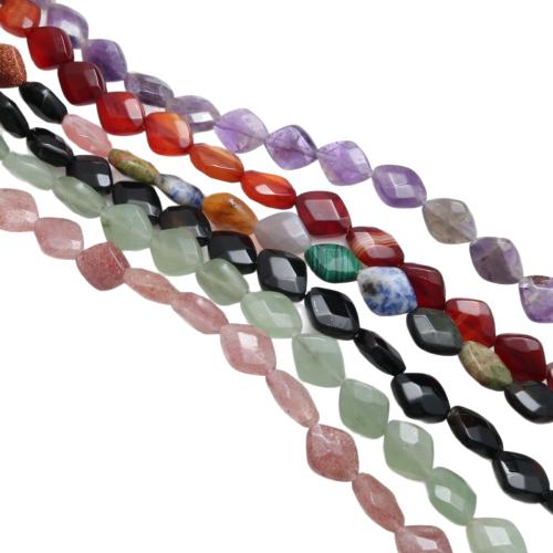 Perles de pierre gemme unique, Losange, DIY & différents matériaux pour le choix & facettes Environ Vendu par brin