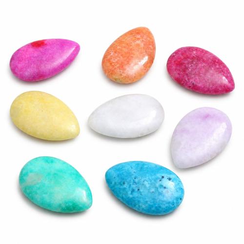 Perles de pierre gemme unique, Pierre naturelle, larme, teints & DIY & aucun trou, plus de couleurs à choisir Vendu par PC
