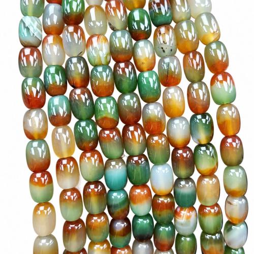 Abalorios de Ágata, Cubo, pulido, Bricolaje, más colores para la opción, 10x14mm, longitud:aproximado 38 cm, Vendido por Sarta[