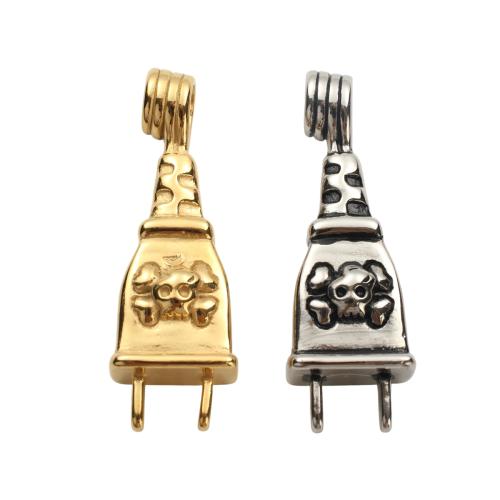 Stainless Steel Pendants, 304 Stainless Steel, plated, DIY 