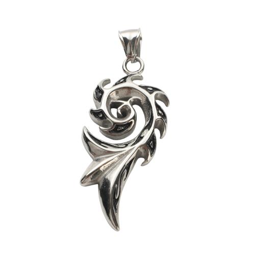 Stainless Steel Pendants, 304 Stainless Steel, Fire, DIY, original color 