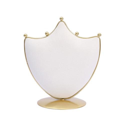 Iron Multi Purpose Jewelry Display, with Microfiber PU & Velveteen 