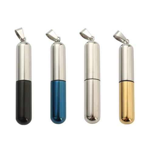 Cinerary Casket Pendant, 304 Stainless Steel, plated, DIY 