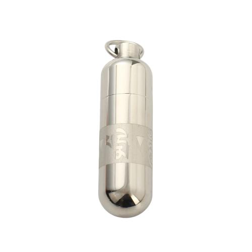 Cinerary Casket Pendant, 304 Stainless Steel, DIY, original color 