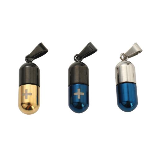 Cinerary Casket Pendant, 304 Stainless Steel, plated, DIY 