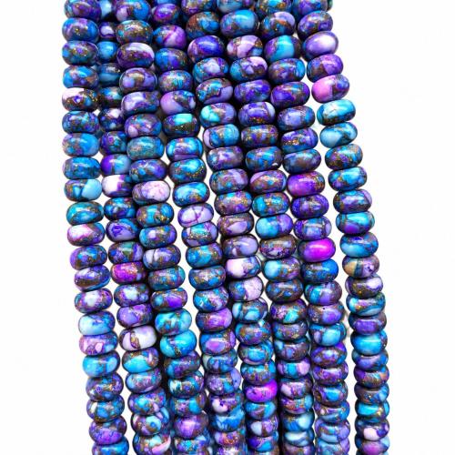 Perle empereur Pierre , Jaspe d'impression, abaque, poli, DIY, plus de couleurs à choisir Environ 38 cm, Vendu par brin