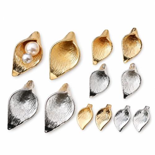 Brass Jewelry Pendants, Flower, plated, DIY 