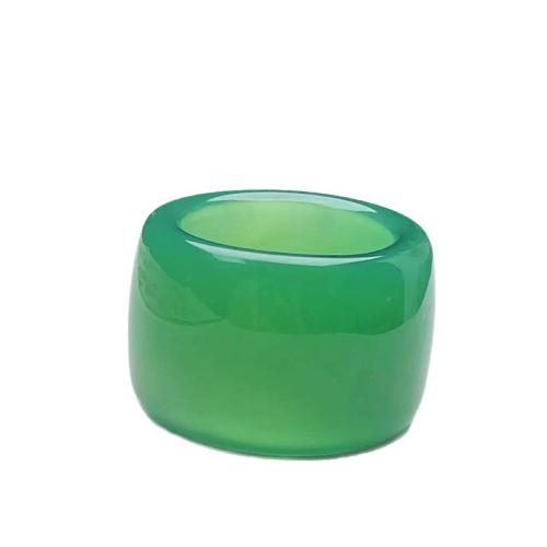 Achat Fingerring, poliert, Folk-Stil & unisex, keine, Größe:14, verkauft von PC