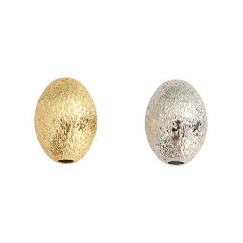 Entretoise de perles en laiton, ovale, Placage, DIY, plus de couleurs à choisir Environ 2.5mm, Vendu par PC[