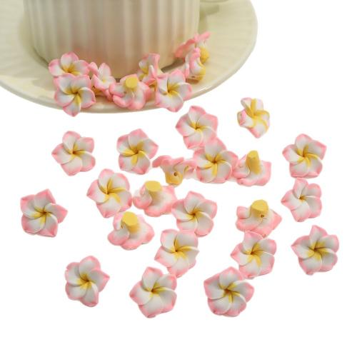 Polymer Clay Flower Beads, printing, DIY 20mm 