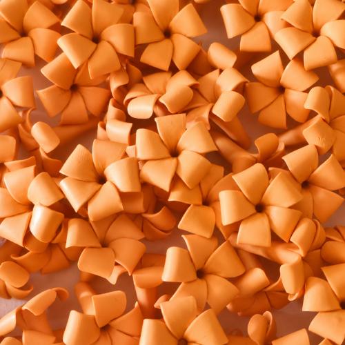 erles fimo en fleur, argile de polymère, DIY, plus de couleurs à choisir Environ 3mm Environ 38 cm Vendu par brin[