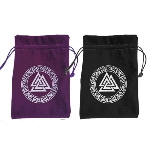 Velveteen Drawstring Bag, printing, portable & dustproof [