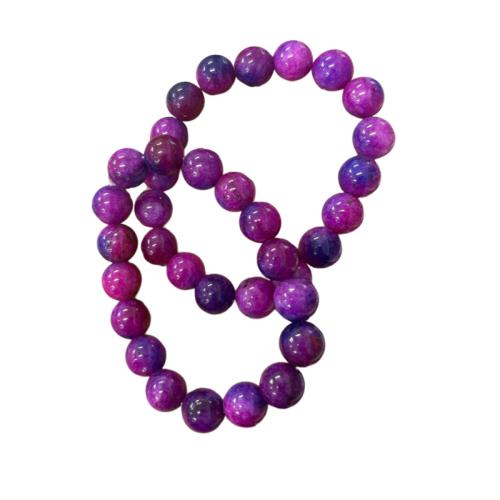 Single Gemstone Beads, Round, dyed & DIY 10mm Approx 38 cm 