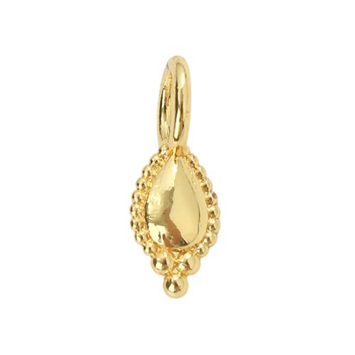 Brass Jewelry Pendants, real gold plated, DIY Approx 4mm 