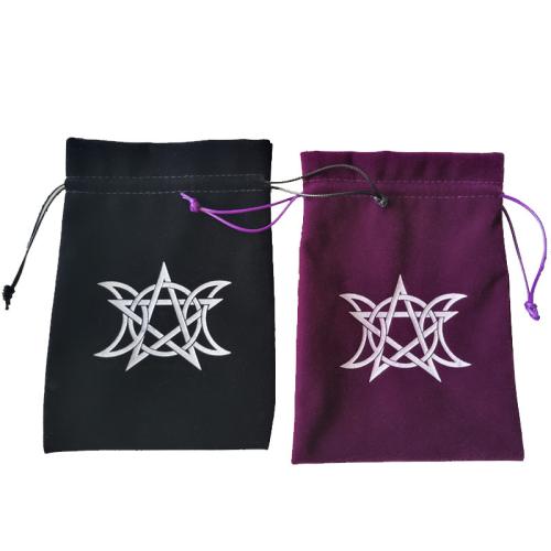 Baumwollsamt Drawstring Tasche, Kunstdruck, Staubdicht, keine, 130x180mm, verkauft von PC[