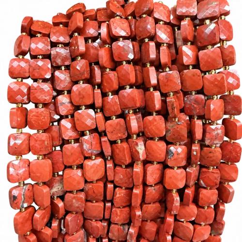 Single Gemstone Beads, Square, polished, DIY & faceted, 10mm, Approx 