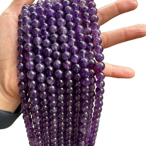 Amethyst Beads, Round, polished, DIY 