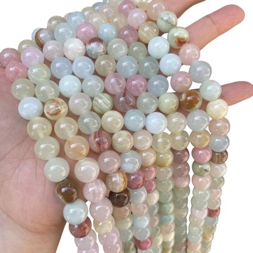 Dyed Jade Beads, Green Jade, Round, DIY multi-colored Approx 38 cm 