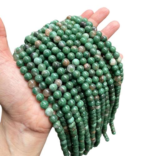Jade African Bead, Round, DIY green Approx 38 cm 