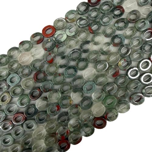 Single Gemstone Beads, Oval, polished, DIY & large hole Approx 