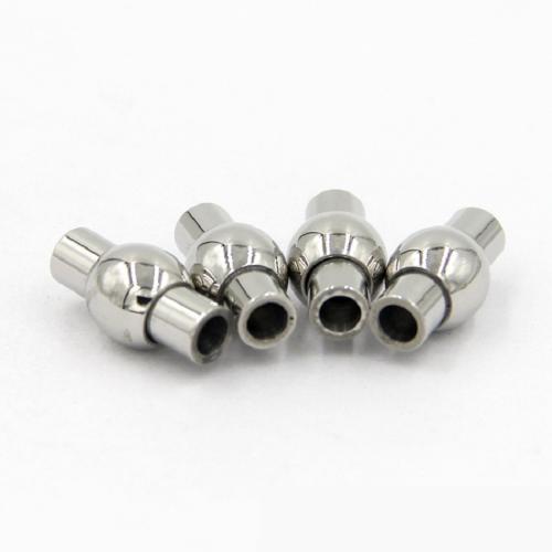 ラウンドステンレス鋼磁気クラスプ, 303 ステンレス鋼, DIY & 異なるサイズの選択, オリジナルカラー, 売り手 パソコン