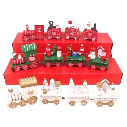 Wood Decoration, Train, Christmas Design 
