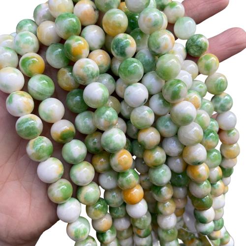 Бусины из одного камня, персидский Jade, Круглая, DIY & разный размер для выбора, длина:Приблизительно 38 см, продается Strand