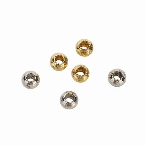 Brass Spacer Beads, Round, plated, DIY 3.5mm Approx 2mm 