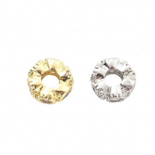 Brass Spacer Beads, plated, DIY & micro pave cubic zirconia Approx 2.2mm 