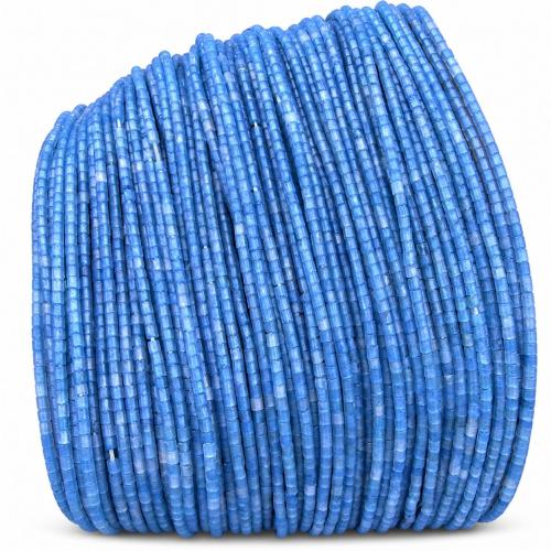 Einzelne Edelstein Perlen, Zylinder, poliert, DIY & verschiedenen Materialien für die Wahl, 2x2mm, ca. 160PCs/Strang, verkauft von Strang