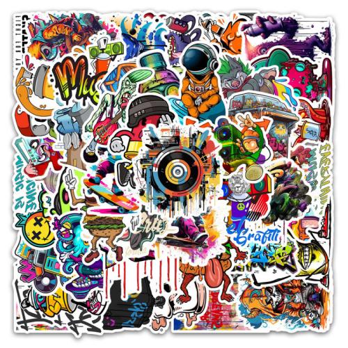 PVC Plastic Sticker Paper, printing, DIY & waterproof, multi-colored 