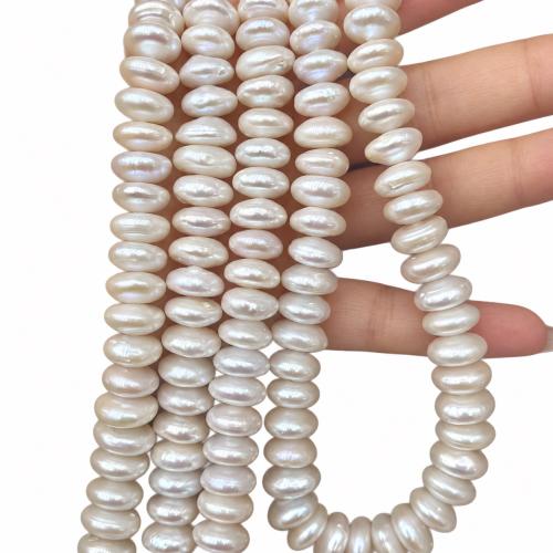 Button Cultured Freshwater Pearl Beads, DIY 