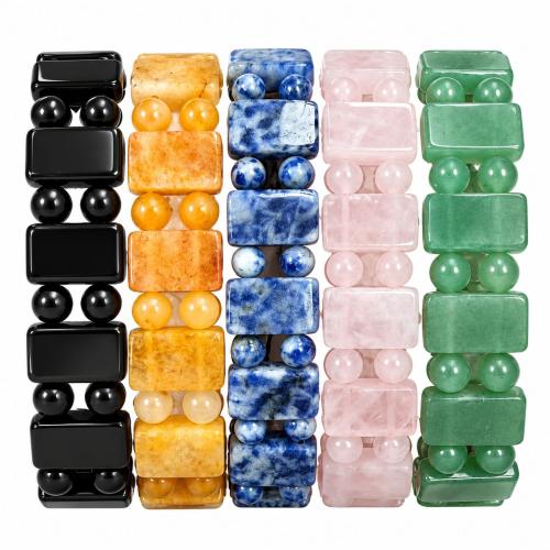 Gemstone Bracelet, handmade & Unisex, beads size Approx 18 cm 