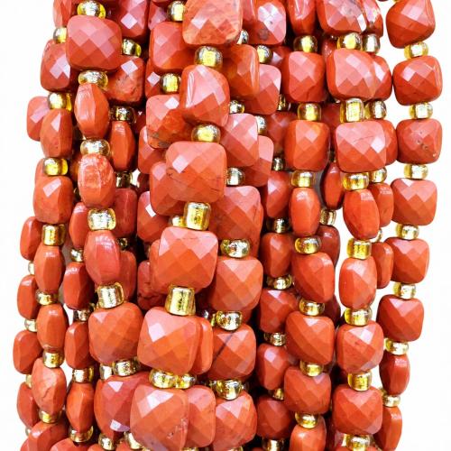 Single Gemstone Beads, Square, polished, DIY & faceted, 6mm, Approx 