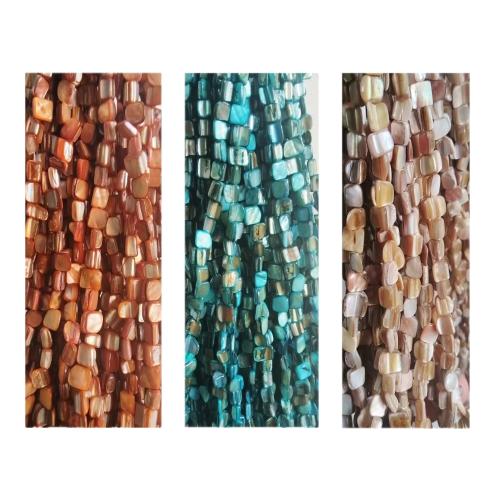 Окрашенные бусы, Ракушка, DIY, Много цветов для выбора, beads size 8-9mm, длина:Приблизительно 38 см, продается Strand