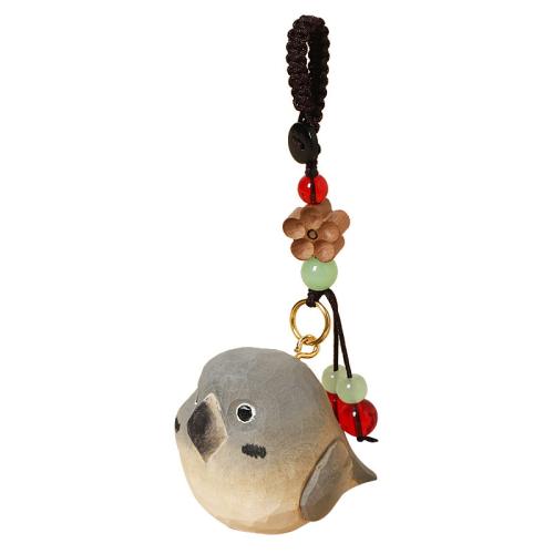 ウッド キークラスプ, オウム, ハンドメイド, かわいい & 異なるスタイルを選択 売り手 パソコン