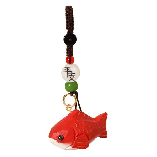ウッド キークラスプ, 魚, ハンドメイド, かわいい & 異なるスタイルを選択 売り手 パソコン