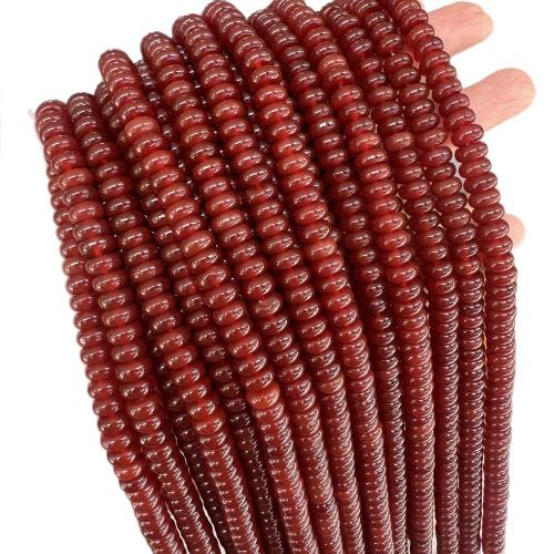Natürlich rote Achat Perlen, Roter Achat, Abakus,Rechenbrett, poliert, DIY & verschiedene Größen vorhanden, Länge:ca. 38 cm, verkauft von Strang[