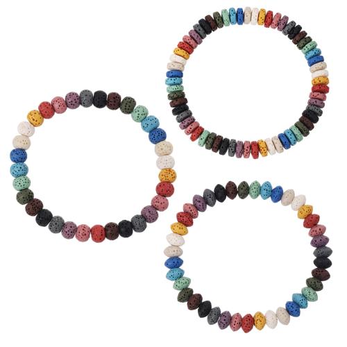 Lavaperlen Armband, Lava, Modeschmuck & unisex & verschiedene Stile für Wahl, keine, Länge:ca. 20 cm, verkauft von Strang