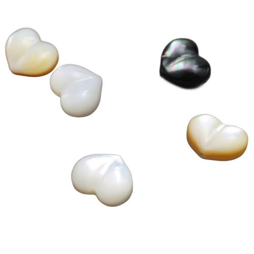 Natural Freshwater Shell Beads, Heart, DIY 