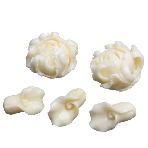 Blume Harz Perlen, DIY & verschiedene Stile für Wahl, keine, 10PCs/Tasche, verkauft von Tasche