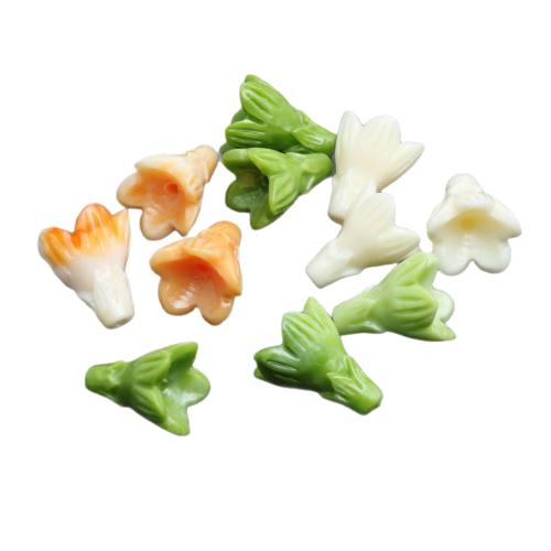 Blume Harz Perlen, DIY, keine, 10x13mm, 10PCs/Tasche, verkauft von Tasche