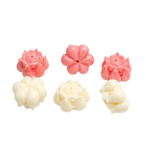 Blume Harz Perlen, DIY, keine, 10.50x18.80mm, 10PCs/Tasche, verkauft von Tasche