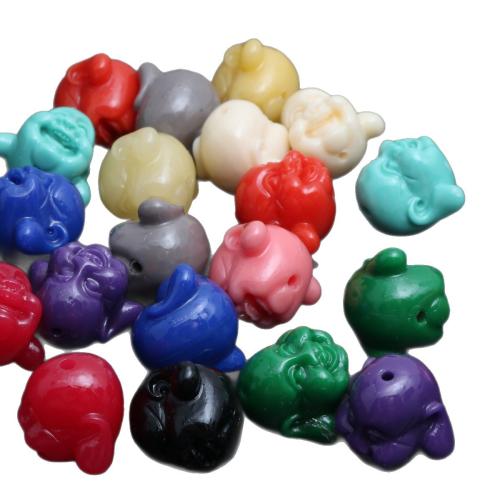 DIY Buddha Beads, Resin 12mm 