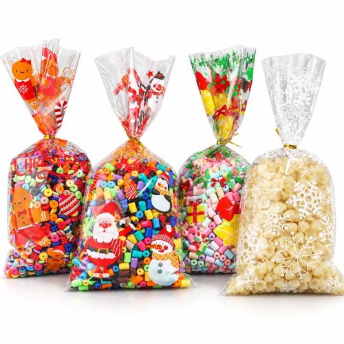 OPP Material Christmas Gift Bag, printing, Christmas Design 