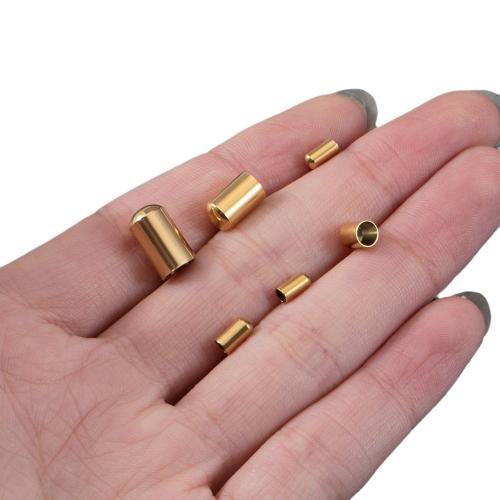 Embouts en acier inoxydable, Acier inoxydable 304, Placage, DIY & normes différentes pour le choix, plus de couleurs à choisir Vendu par sac[
