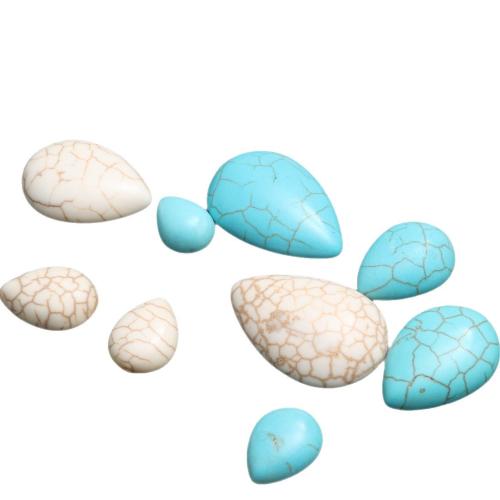 Synthetic Turquoise Cabochon, Teardrop, DIY 