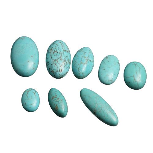 Natural Turquoise Cabochon, egg, DIY green 