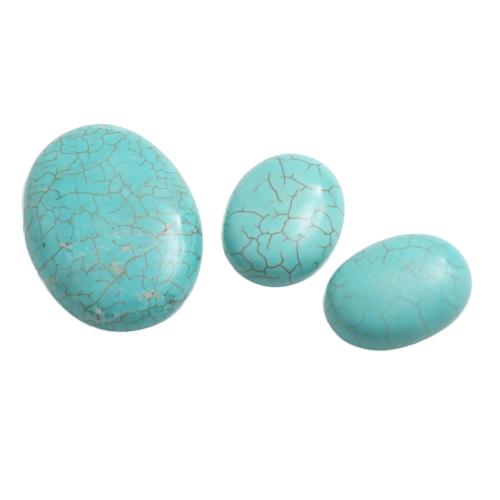 Natural Turquoise Cabochon, Oval, DIY green 